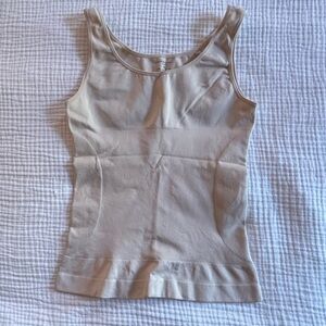 Seamless Beige Shapewear Tank Top